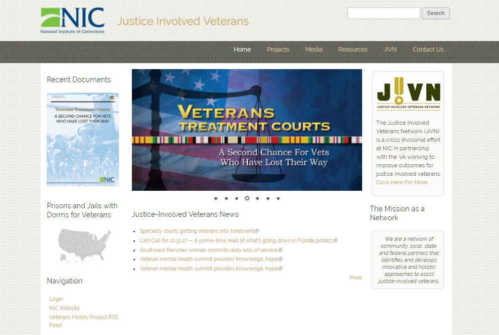 Justice Involved Veterans