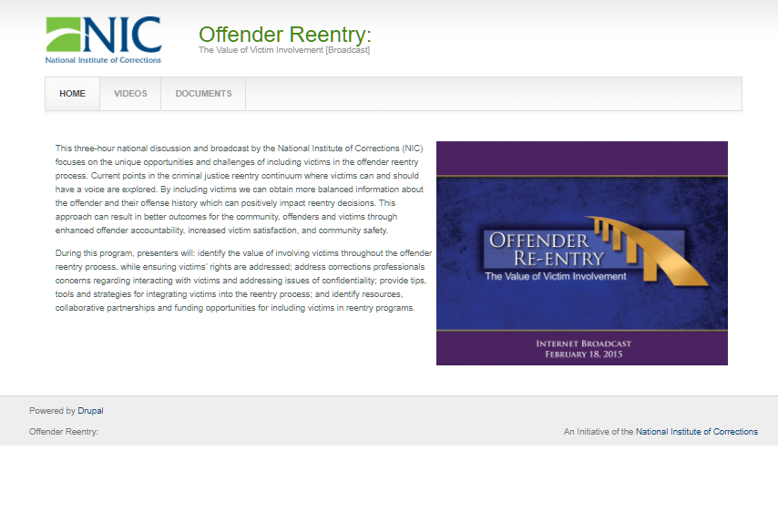 Offender Reentry: The Value of Victim Involvement